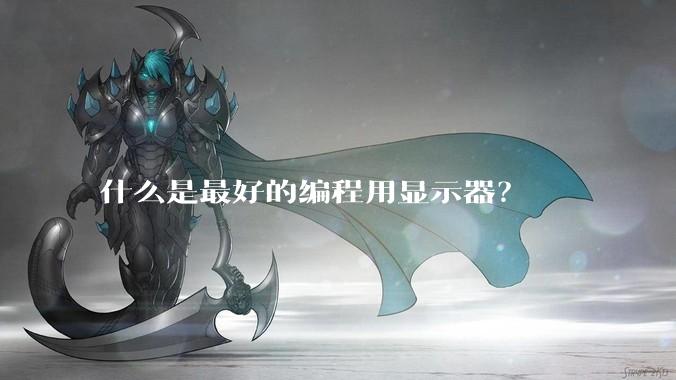 什么是最好的编程用显示器？