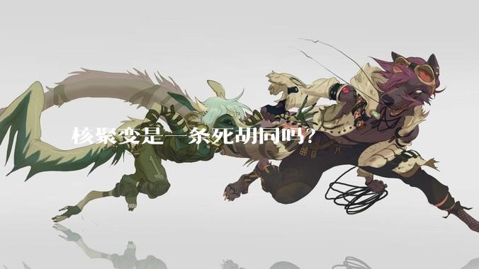 核聚变是一条死胡同吗？